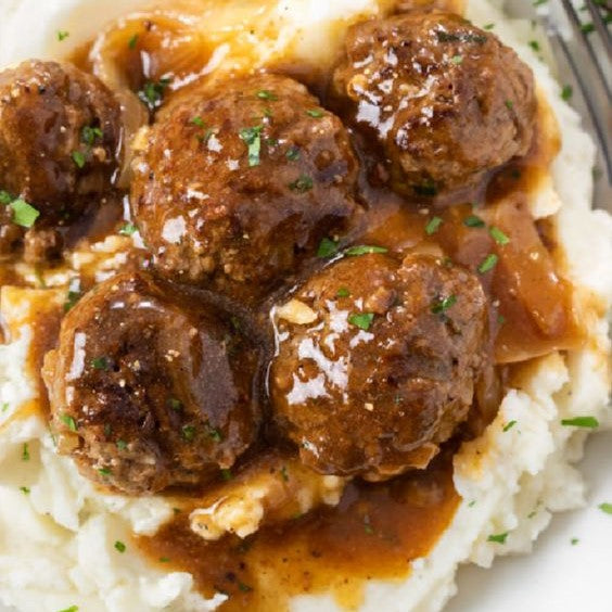 Beefy Meatballs & Gravy (August 22nd/24th)