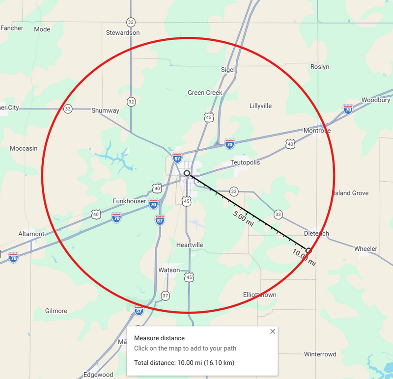 EFFINGHAM & RURAL EFFINGHAM DELIVERY (June 7th/8th)