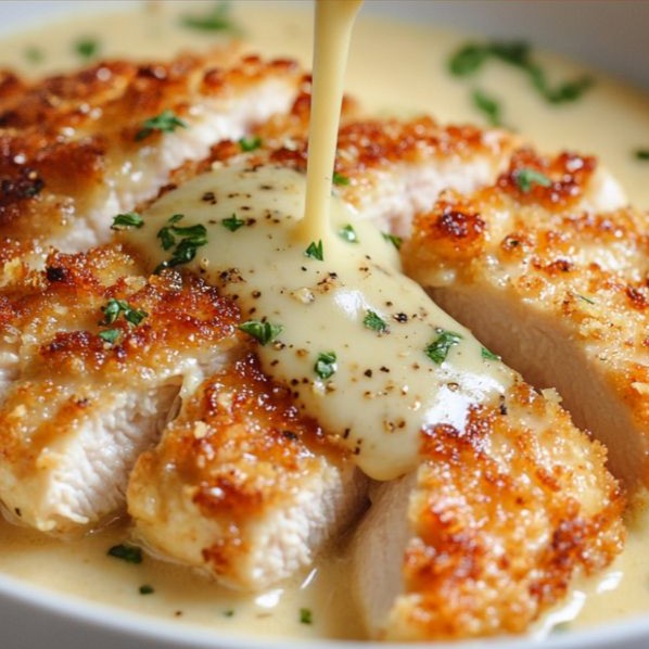Parmesan Crusted Chicken w/ Cream Sauce (Oct. 31st/Nov. 2nd pickup)