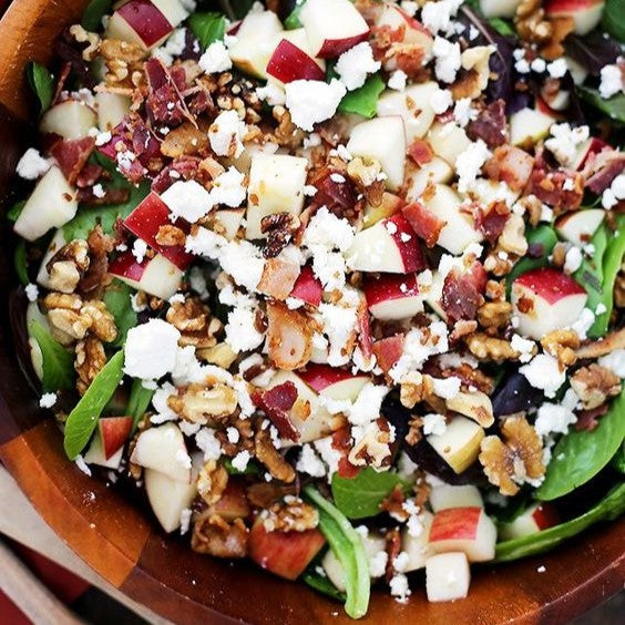 Apple Bacon Mixed Greens Salad (February 14th/16th pickup)