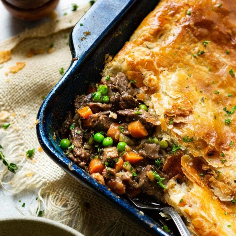 Roast Beef Pot Pie (Freezer Meal) (April 4th/6th)