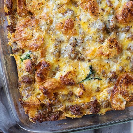 Croissant Breakfast Sausage Bake (Freezer Meal) (December 20th/22nd pickup)