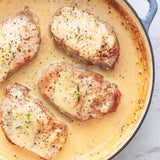 Boneless Pork Chops w/ Dijon Cream Sauce (September 20th/22nd Pickup)