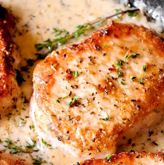 Garlic White Wine Pork Chops (December 6th/8th Pickup)