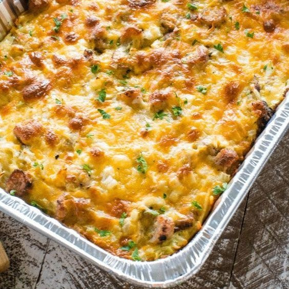 Cheesy Hashbrown Sausage Breakfast Casserole (Freezer Meal) (November 26th Pickup)
