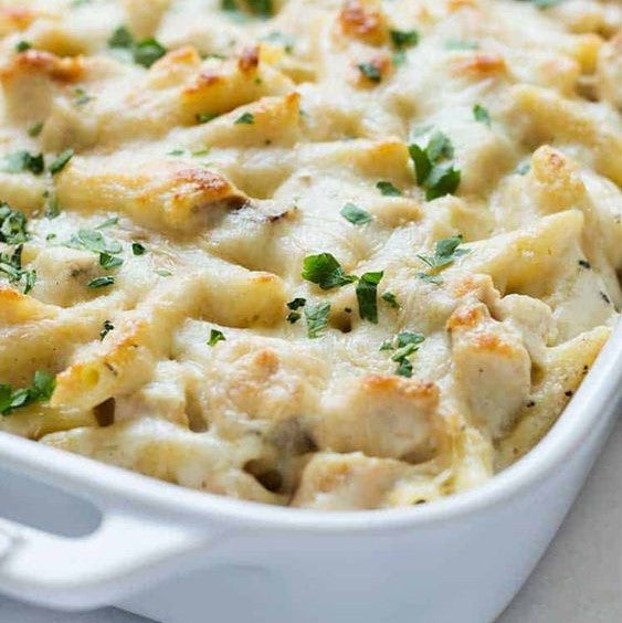 Million Dollar Chicken Alfredo Casserole  (Freezer Meal) (December 6th/8th pickup)