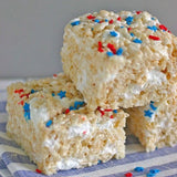 Red, White & Blue Deep Dish Rice Krispie Treat Bars (July 2nd Pickup)