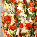 Roasted Garlic Chicken Pesto Flatbreads (July 18th/20th pickup)
